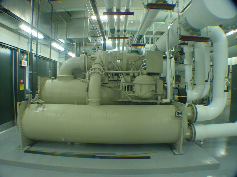 Centrifugal chiller plant at a Sprint telecom facility in Texas, from Dave Hartzell's Sprint years