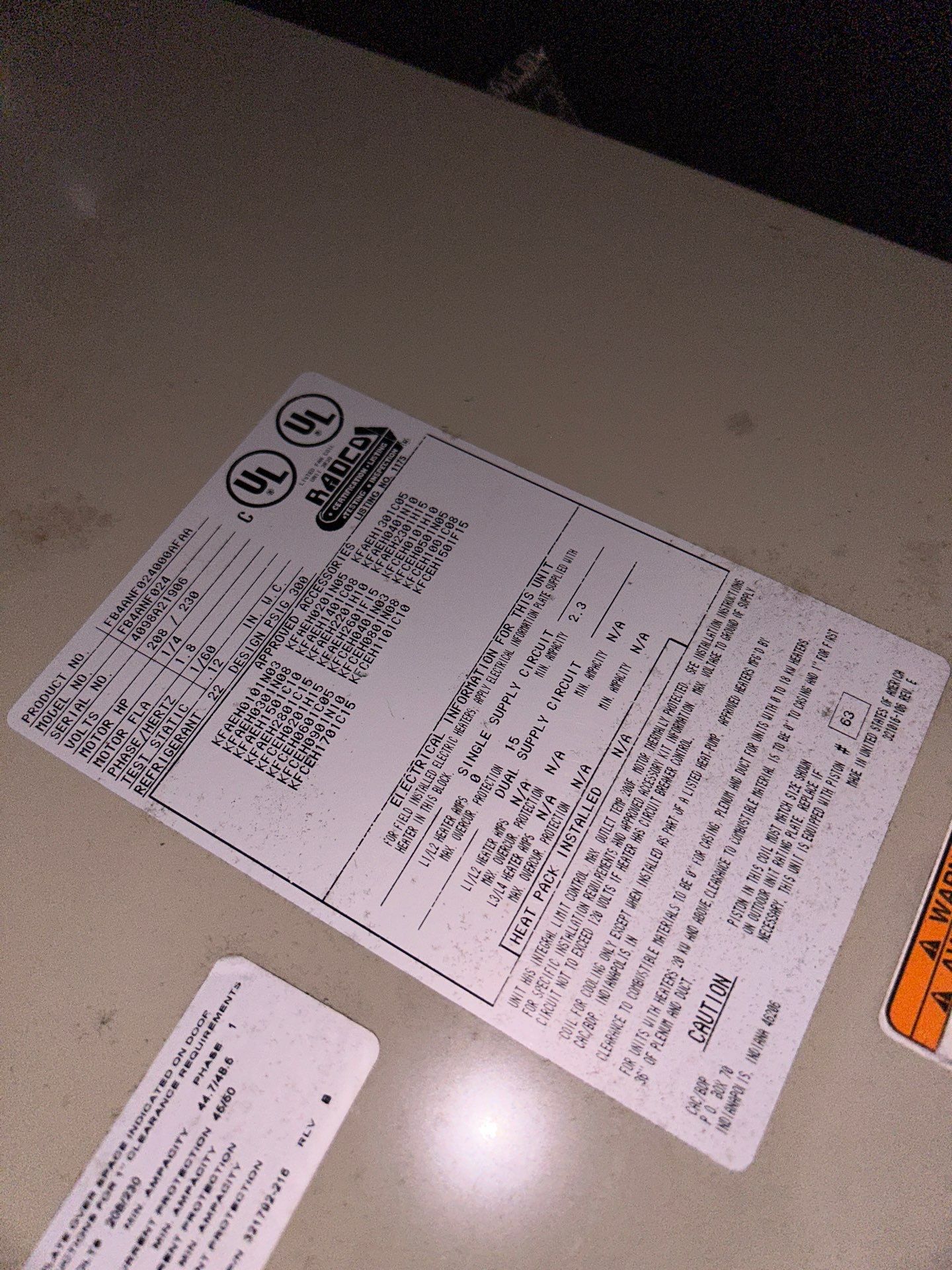 Ductless mini-split air handler mounted on wall in Kingfisher Oklahoma commercial building