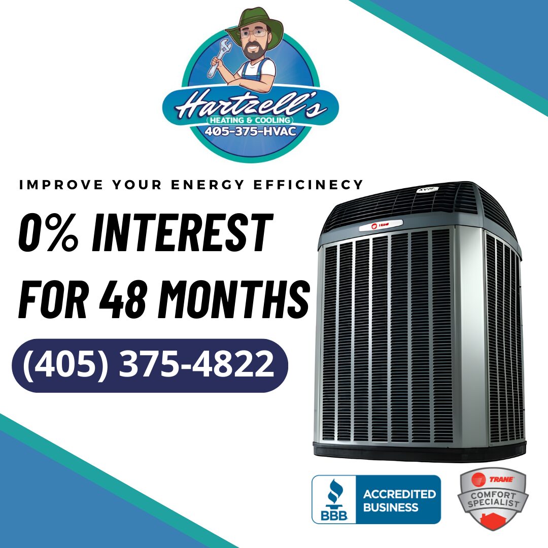 Trane financing 0% 48 months — Hartzell's Heat and Air