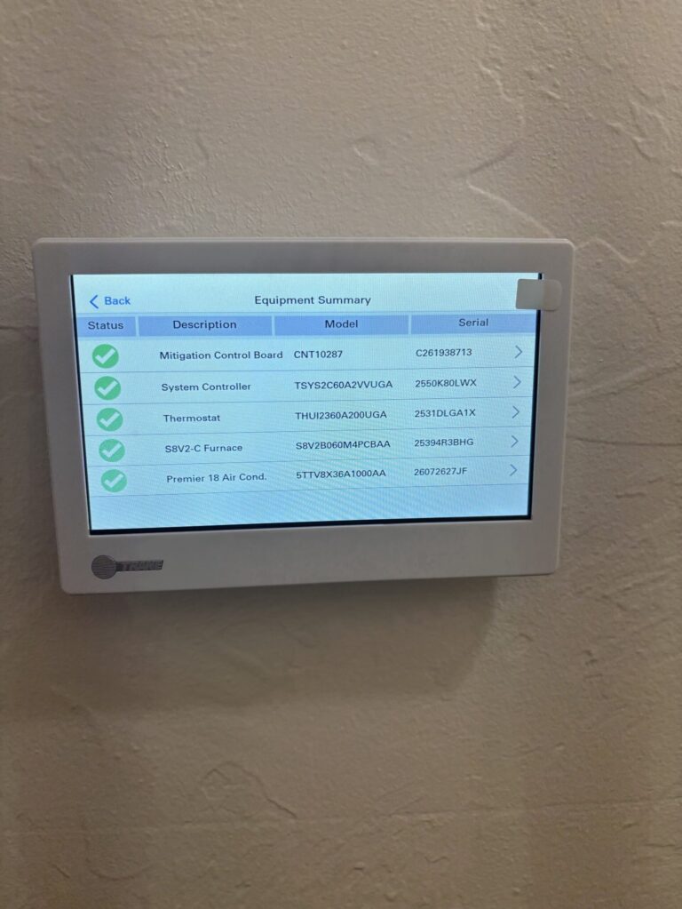 Trane TruComfort variable-speed AC and furnace install in Kingfisher