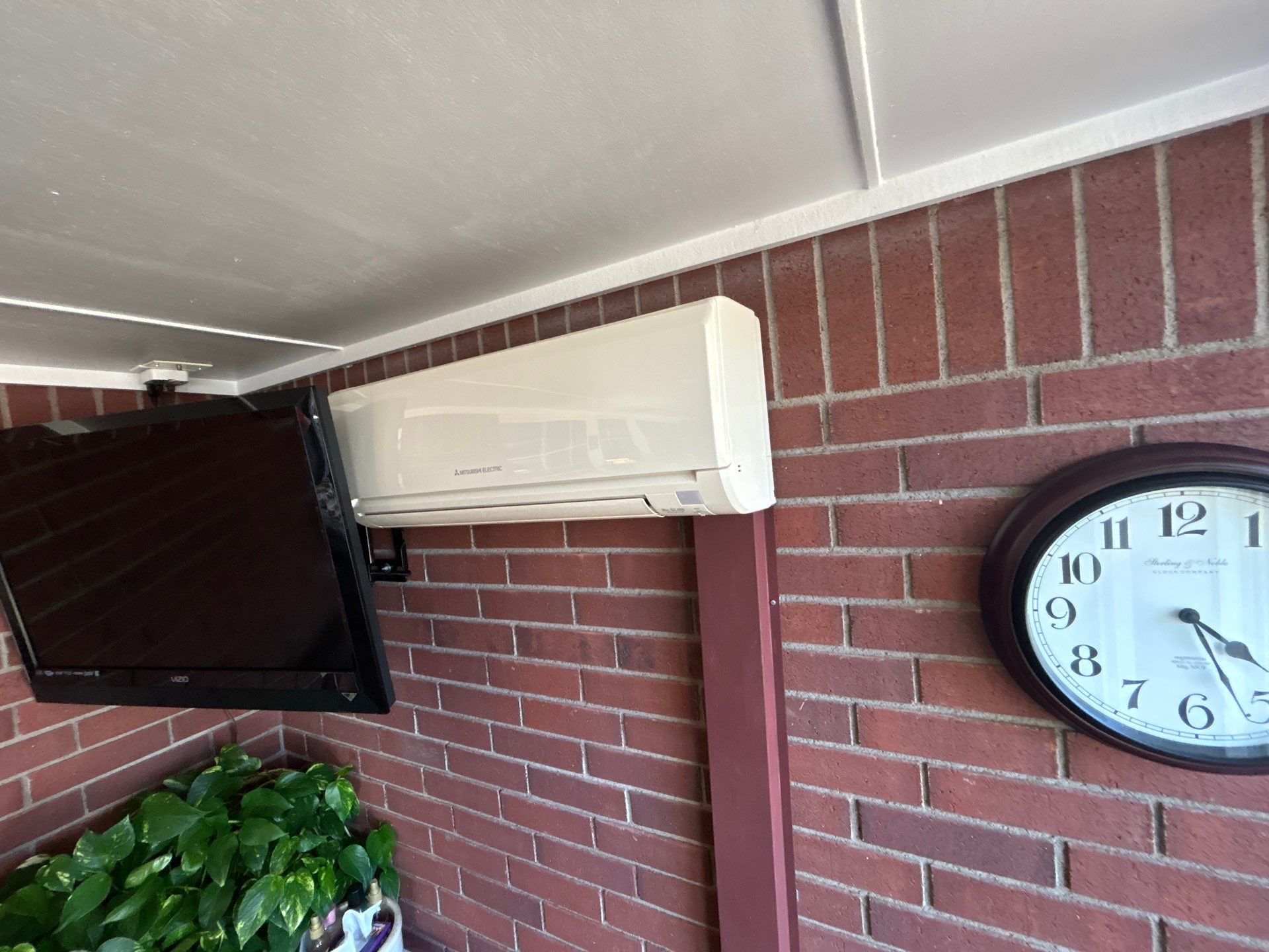 Wall-mounted ductless mini-split indoor unit in Cimarron City, Oklahoma, Hartzell's Heat & Air