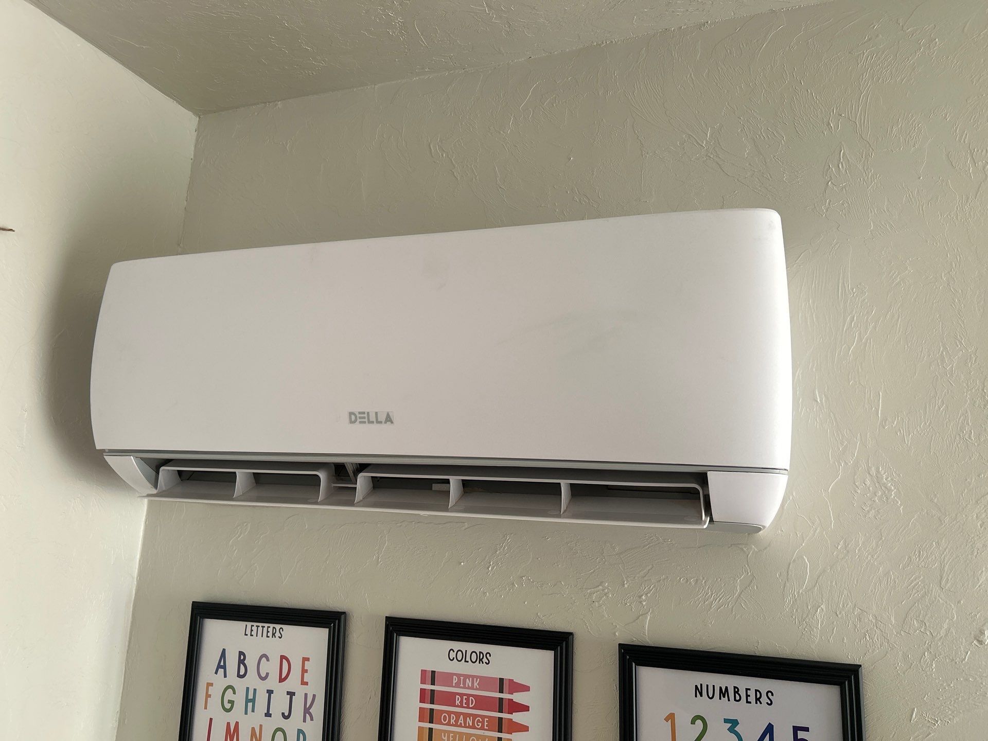 Wall-mounted ductless mini-split indoor unit in Okarche, Oklahoma, Hartzell's Heat & Air