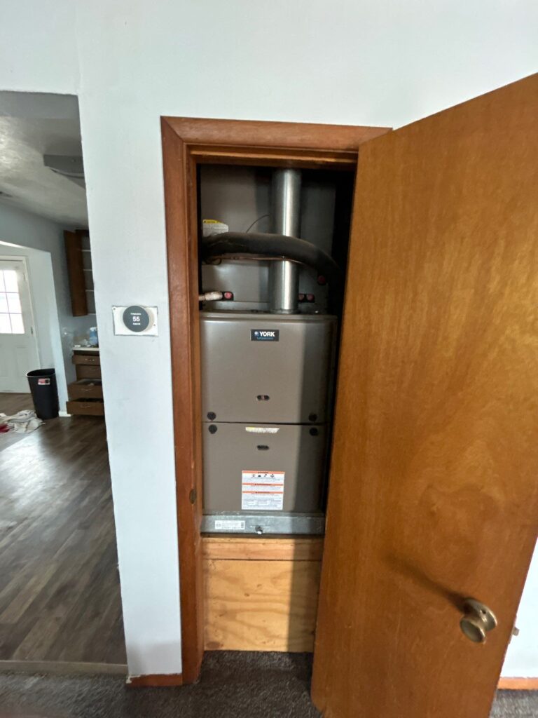 Gas furnace installation in Hennessey, Oklahoma, Hartzell's Heat & Air