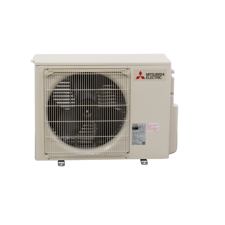 Mitsubishi PUZ heat pump outdoor unit (manufacturer photo)