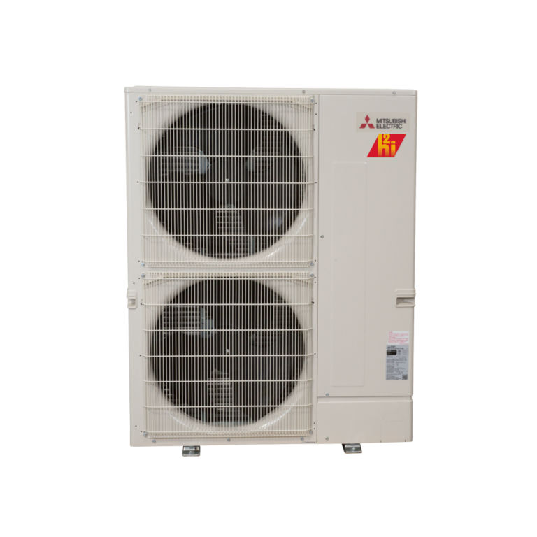 Mitsubishi PUZ heat pump outdoor unit (manufacturer photo)